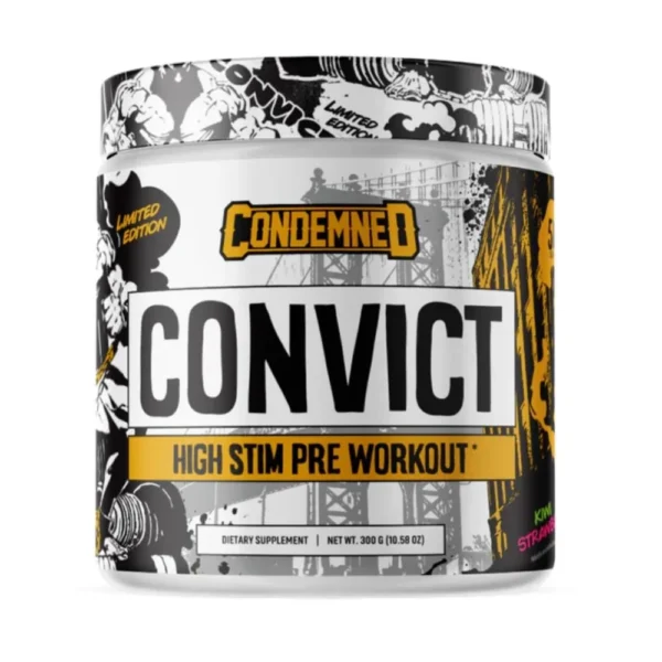 Condemned Convict Pre Workout – Kiwi Strawberry, 50 Servings