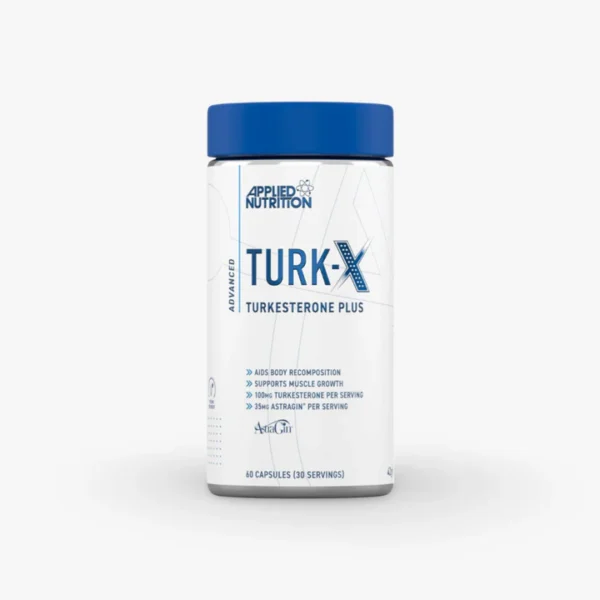 Applied Nutrition Turk-X Turkesterone Plus 1000mg per Serving (30 Servings – 60 Capsules)